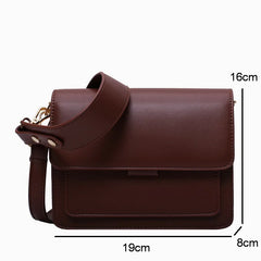 Women's Flap Crossbody Bag PU Leather Messenger Bag