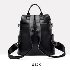 Multifunction Female Backpack PU Leather Shoulder Bag