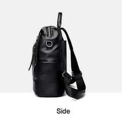Multifunction Female Backpack PU Leather Shoulder Bag