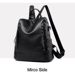 Multifunction Female Backpack PU Leather Shoulder Bag