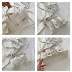 Graffiti PVC Shoulder Bag Small Handbag Purse WLHB2738