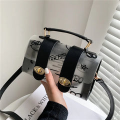 Graffiti PVC Shoulder Bag Small Handbag Purse WLHB2738