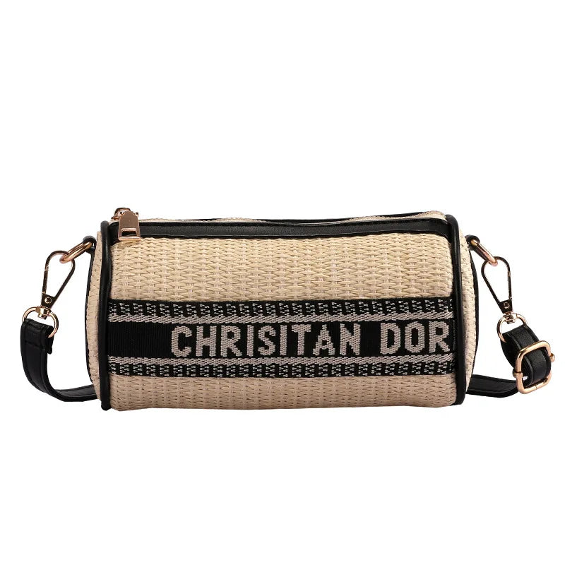 Summer Straw Small Mini Shoulder Bag For Girl