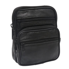 Men's Waterproof Mobile Phone Waist Bag Leather Belt Sheepskin