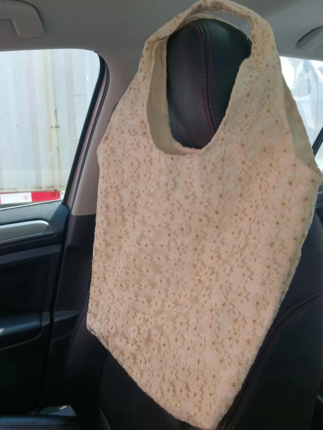 Fairy Canvas Floral Shoulder Bags Women Large Capacity Shopping Totes