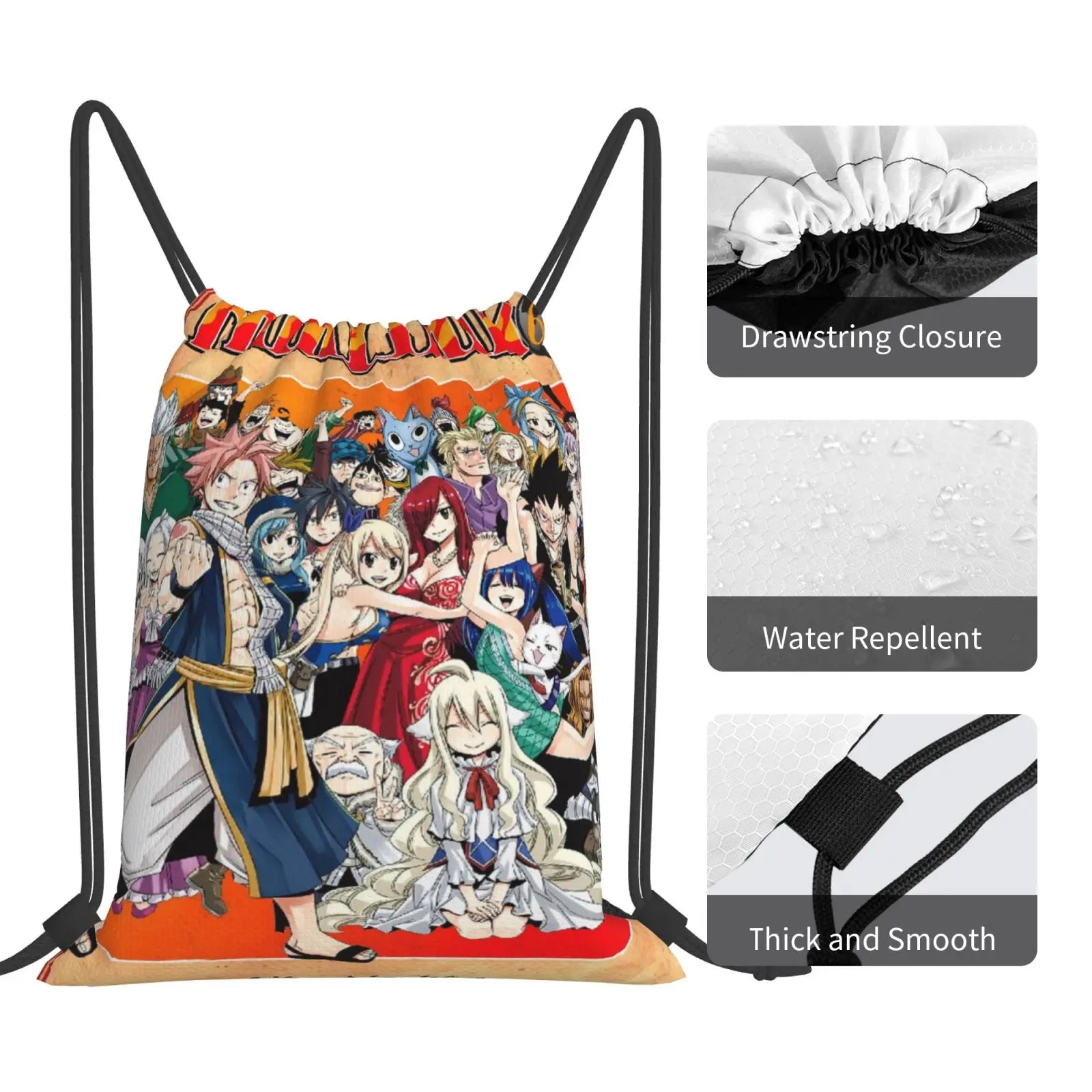 Fairy Tail Backpacks Bags Shoe Bag Pouches Packing Bags Bag Anime Bag