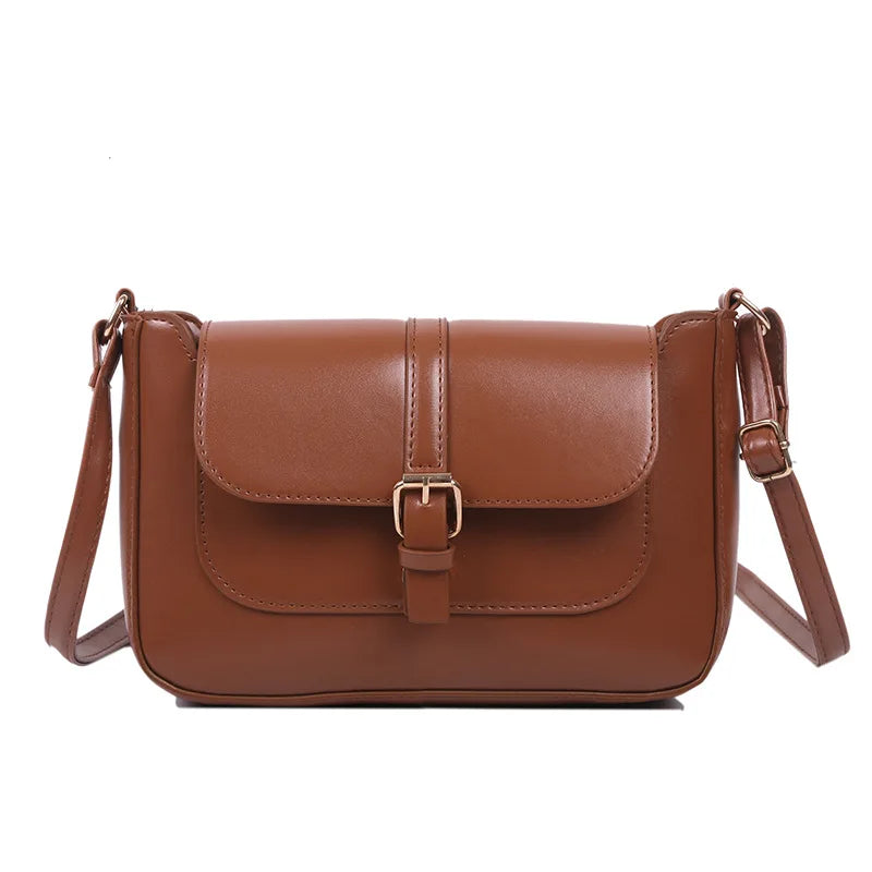 Retro Leather Crossbody Bags For Women Torebki Damskie