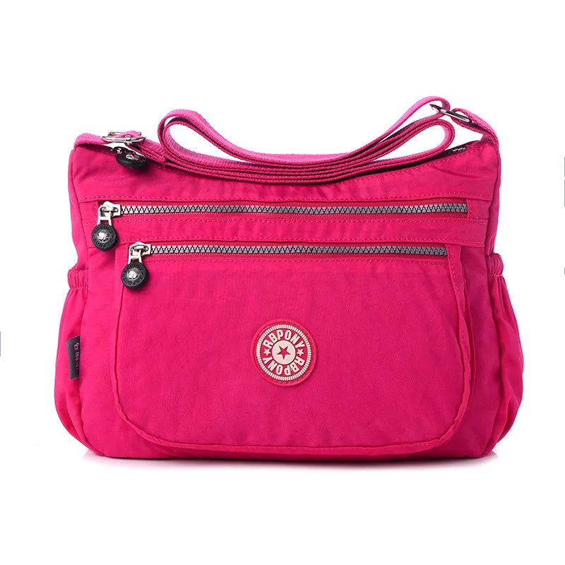 Famous Ladies Oxford Shoulder Bag Waterproof Nylon Crossbody Bag