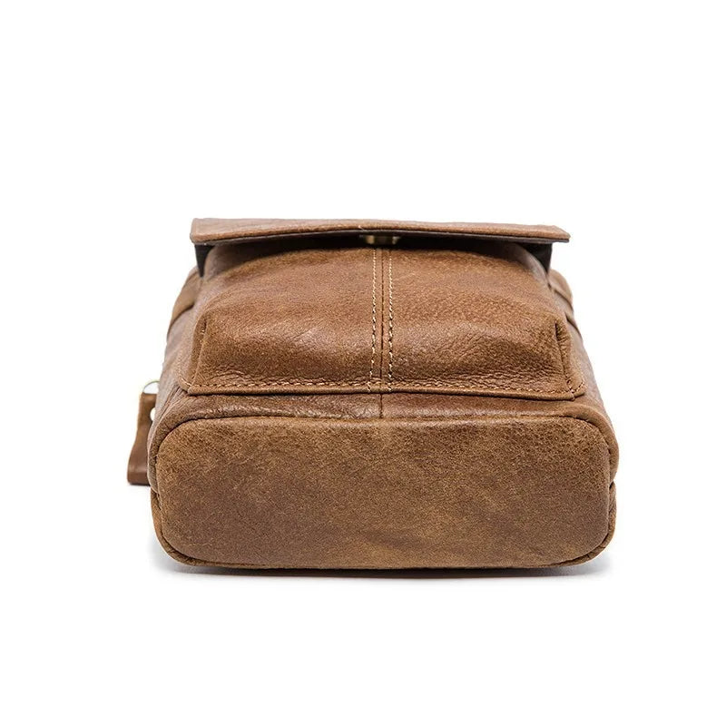 Men Leather Shoulder Bag Crossbody Business Messenger Briefcase