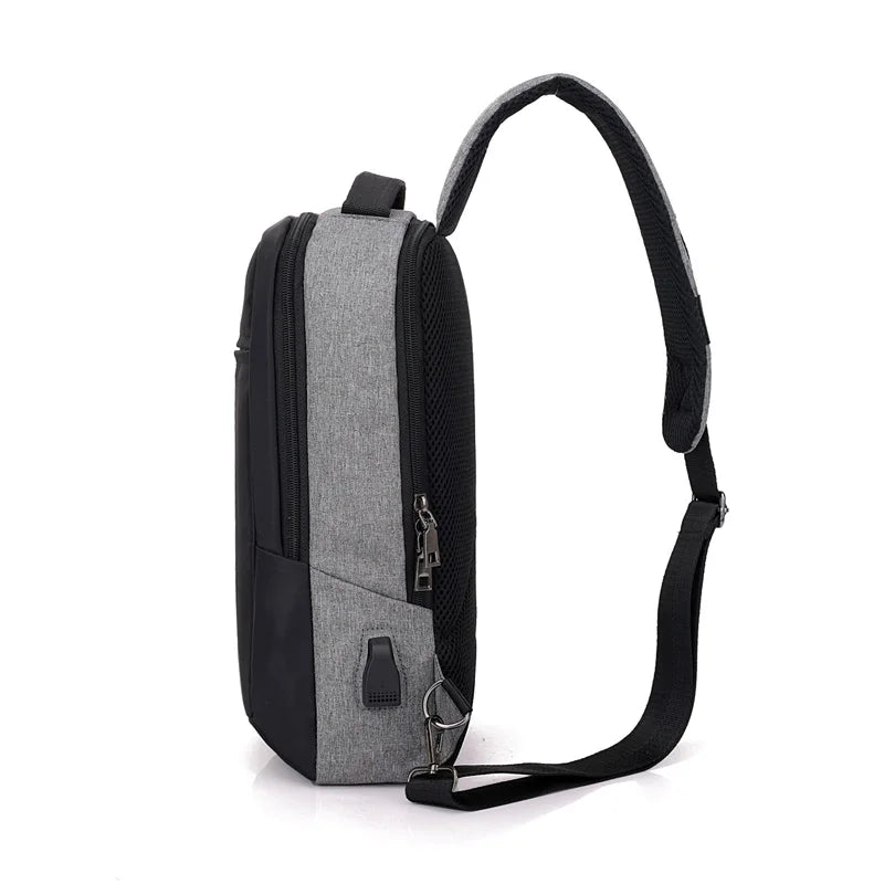 Famous Men Women Single Strap Chest Bag Shoulder Messenger Cross Body Bags