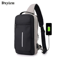Famous Men Women Single Strap Chest Bag Shoulder Messenger Cross Body Bags