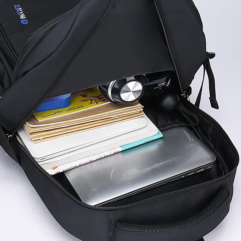 Waterproof Nylon School Backpack For Teenage Boys