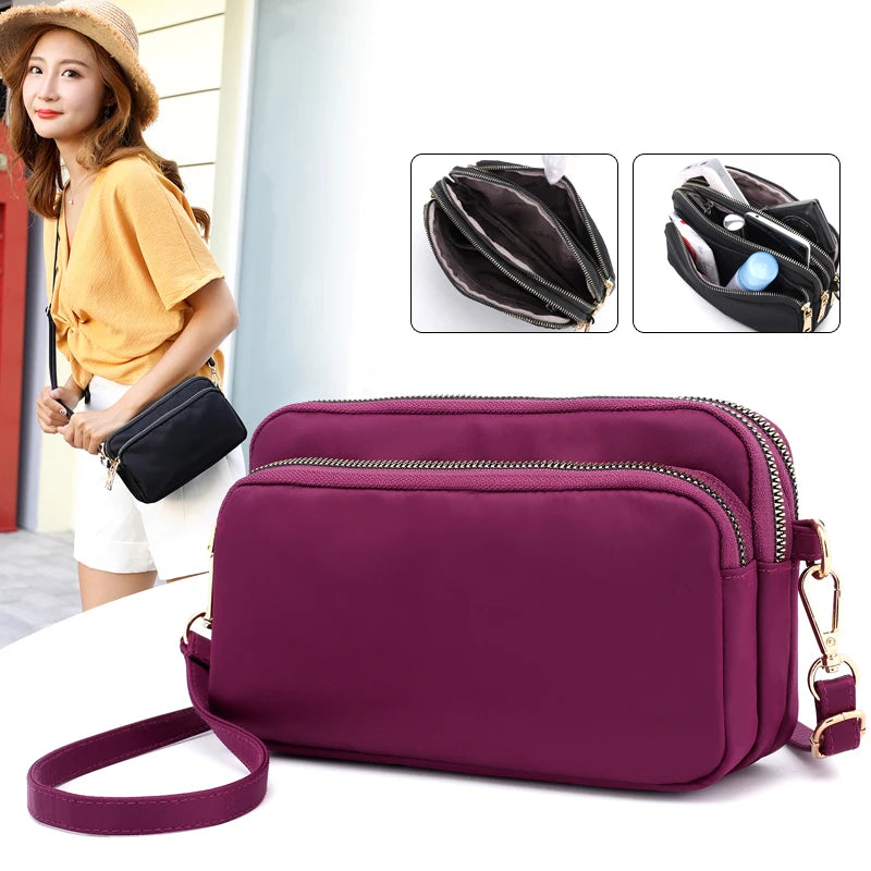 Small Shoulder Bag Messenger Bag Nylon Handbag Crossbody Bag