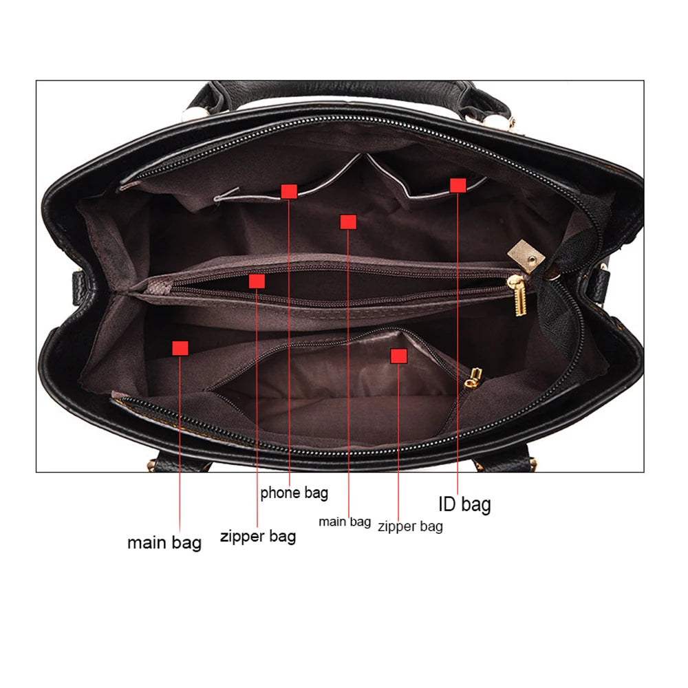 Women's Leather Tote Bag Shoulder Bags