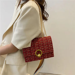 Famous and Vintage Chain Crossbody Bag