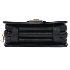 Three Pocket Women Anti-theft Crossbody Bag Pu Leather Shoulder Bag