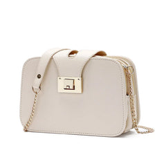 Three Pocket Women Anti-theft Crossbody Bag Pu Leather Shoulder Bag