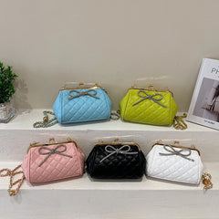 Bow Shell Sweet Tote Shoulder Bag for Women