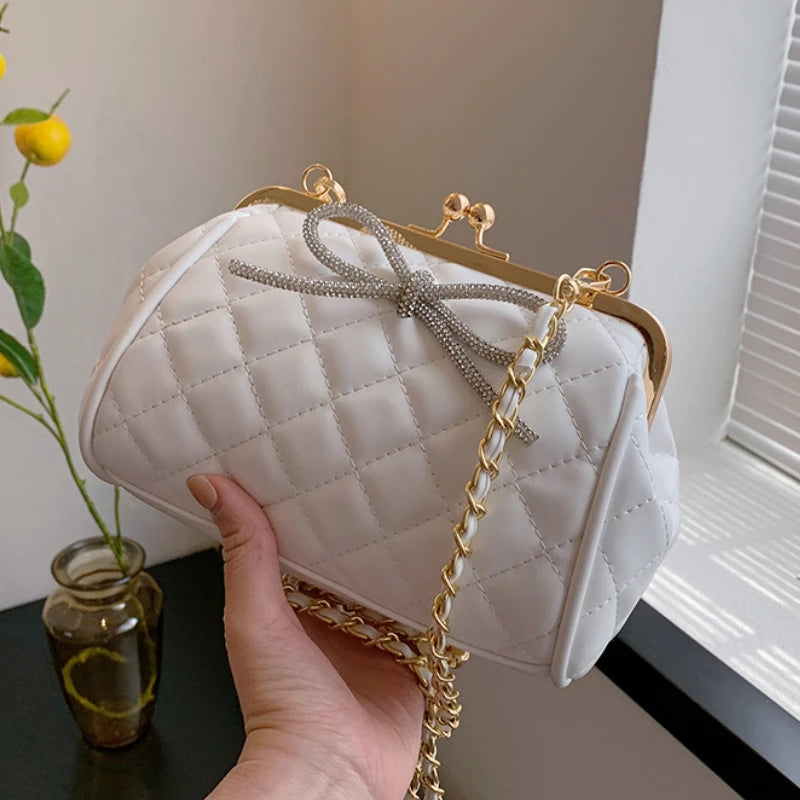 Bow Shell Sweet Tote Shoulder Bag for Women