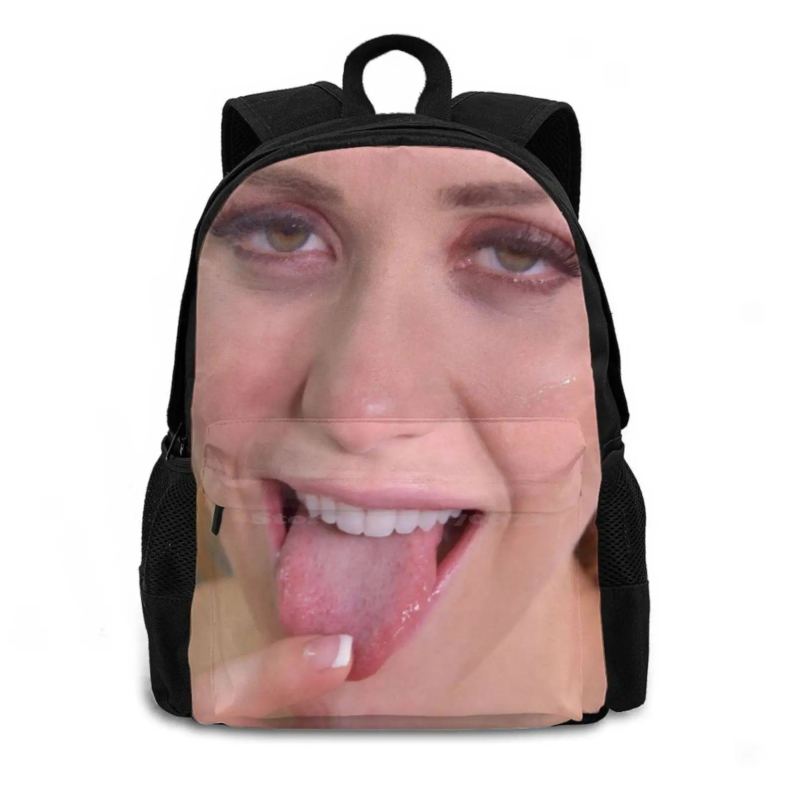 Funny Face Mask Star Fan Art Backpack for Men Women Girls