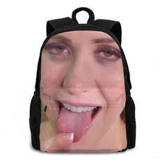 Funny Face Mask Star Fan Art Backpack for Men Women Girls