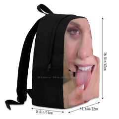Funny Face Mask Star Fan Art Backpack for Men Women Girls
