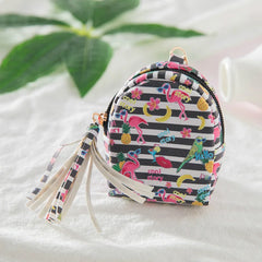 Flamingo Keychain Coin Purse Small Wallet Handbag Pendant Jewelry