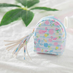 Flamingo Keychain Coin Purse Small Wallet Handbag Pendant Jewelry
