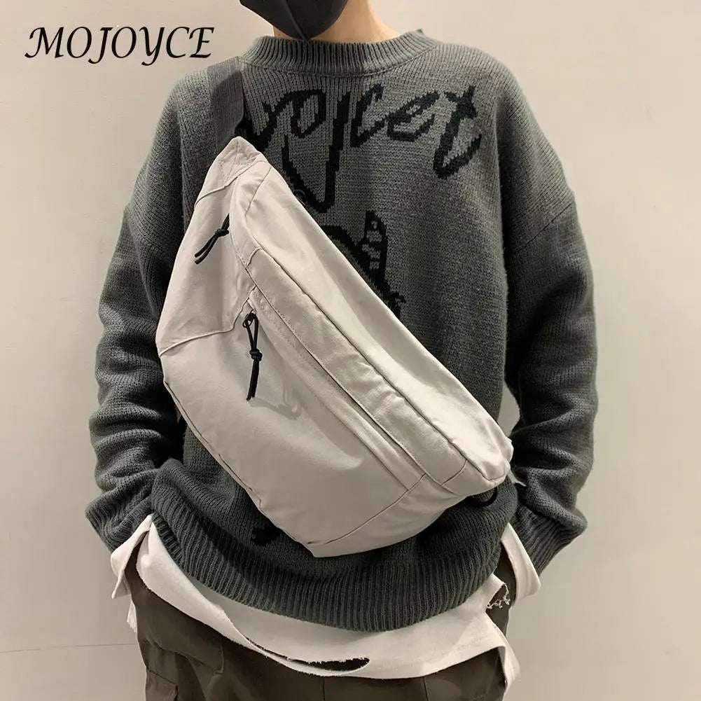 Fanny Chest Pack Solid Hip Hop Crossbody Shoulder Bag Multifunction