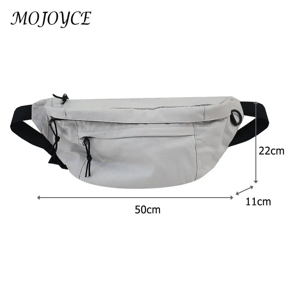 Fanny Chest Pack Solid Hip Hop Crossbody Shoulder Bag Multifunction