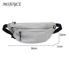Fanny Chest Pack Solid Hip Hop Crossbody Shoulder Bag Multifunction