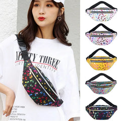 Colorful Girls Fanny Pack Waist Bag - Cartoon Belt Bag