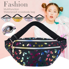 Colorful Girls Fanny Pack Waist Bag - Cartoon Belt Bag