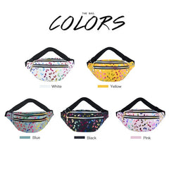 Colorful Girls Fanny Pack Waist Bag - Cartoon Belt Bag