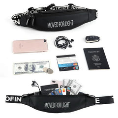 Waterproof Money Belt Bag Sport Belt Waist Bags For Phone Travel Wallet