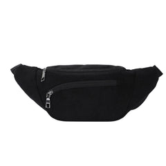 Women's Corduroy Fanny Pack Zippered Waist Bag