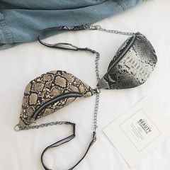 Leopard Crossbody Chest Pack Women Waist Bag