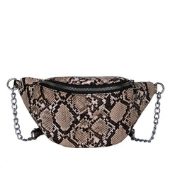 Leopard Crossbody Chest Pack Women Waist Bag