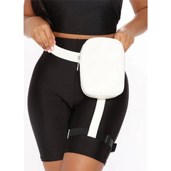 Leather Women Waist Bag for Outdoor Hiking Motorcycle