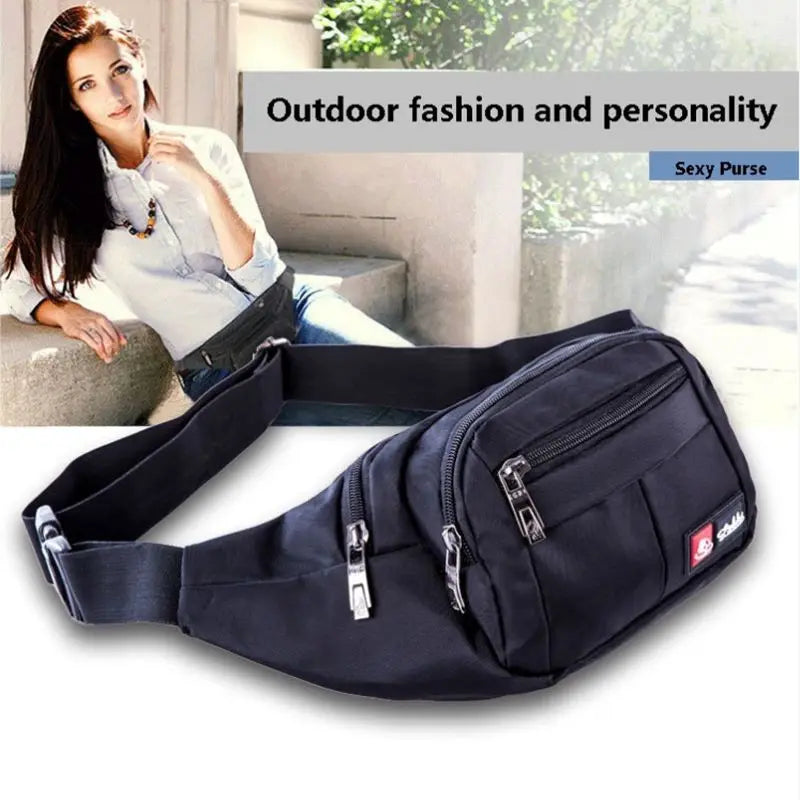 Adjustable Fanny Pack Large Bum Bag Waist Men Women Traveling Sport Bags