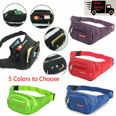 Nylon Waist Hip Belt Bag Pouch Street Sport Jogging Bum Pack