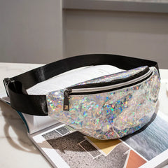 Neutral Sport Laser Beach Fanny Pack Messenger Crossbody Chest Bag