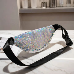 Neutral Sport Laser Beach Fanny Pack Messenger Crossbody Chest Bag