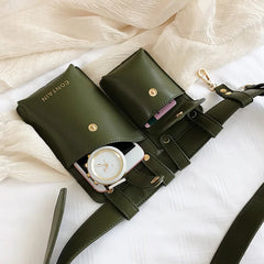 Leather Waist Belt Bag Crossbody Chest Bags Girl