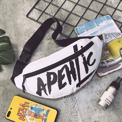 Unisex Hip Hop Style Nylon Chest Bag Waterproof Sports Shoulder