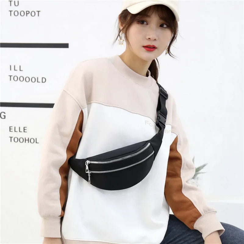 Unisex Hip Bum Bag Women Waist Pack Casual Chest Bags Travel Belt Bag