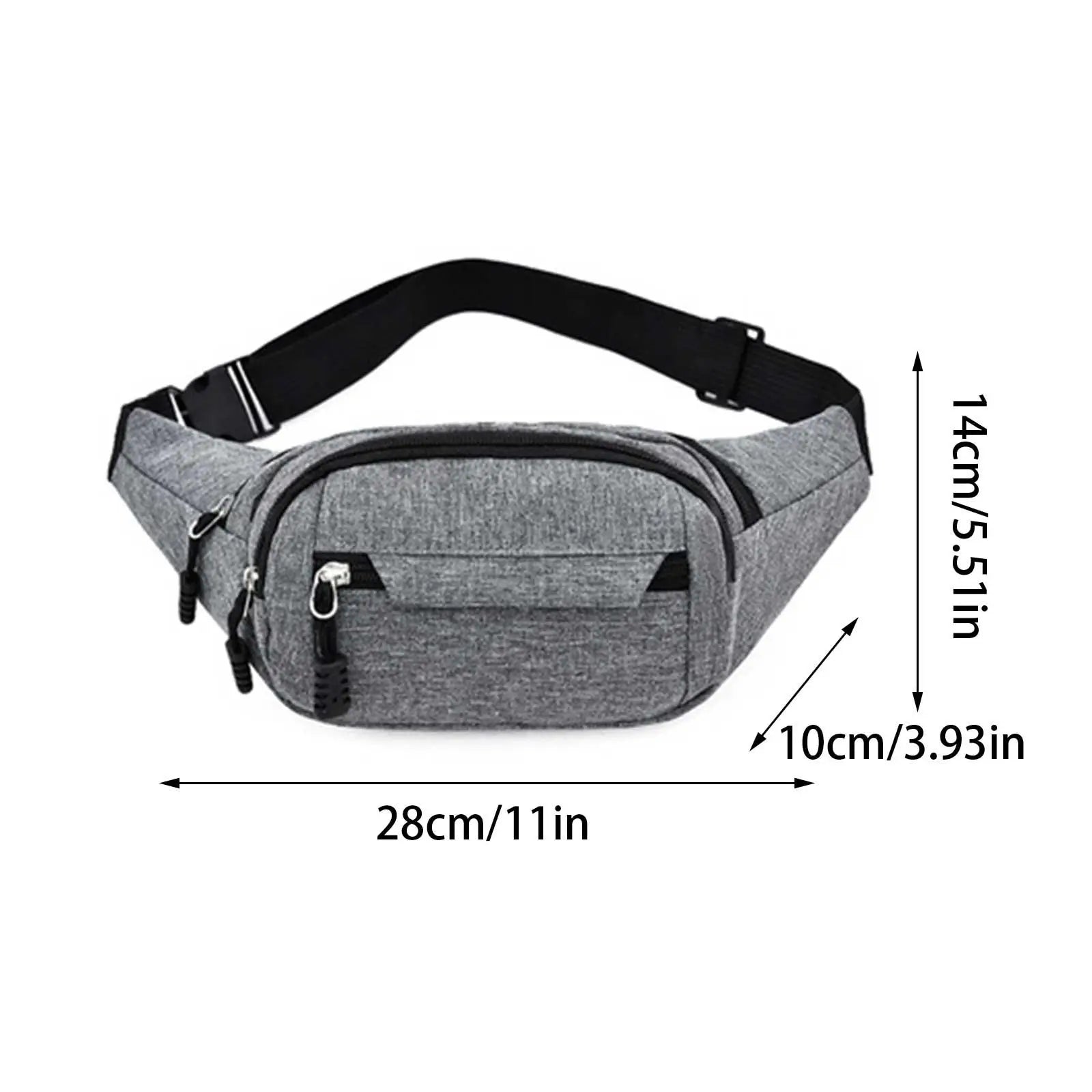 Oxford Waist Bag Female Hip Bum Bag Men Women Belt Pocket