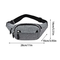 Oxford Waist Bag Female Hip Bum Bag Men Women Belt Pocket