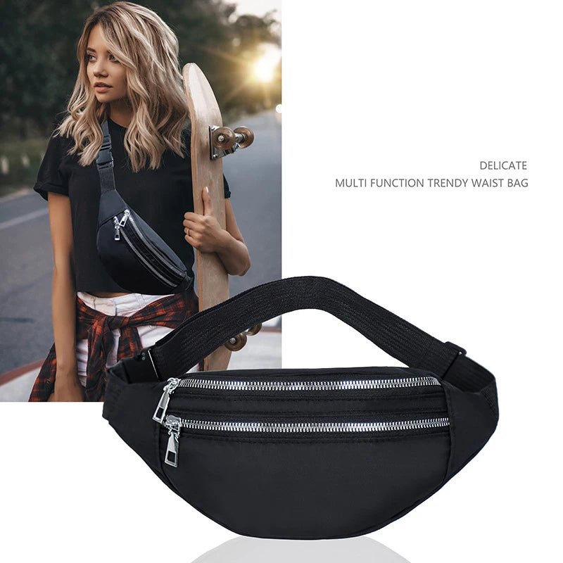 Waist Pack Crossbody Chest Bags Unisex Hip Bum Bag Travel WaterProof