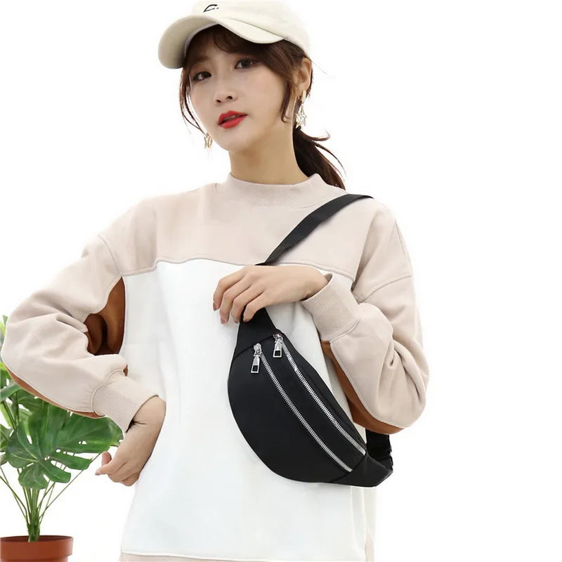 Waist Pack Crossbody Chest Bag Unisex Travel Belt Sport Purse